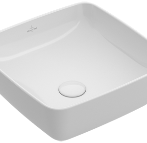 Villeroy & Boch - Artis Surface-mounted washbasin 410 x 410 x 150 mm, Alpin White without overflow, unpolished