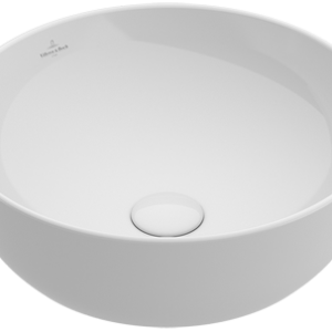 Villeroy & Boch - Artis Surface-mounted washbasin 430 x 430 x 150 mm, Alpin White , without overflow, unpolished