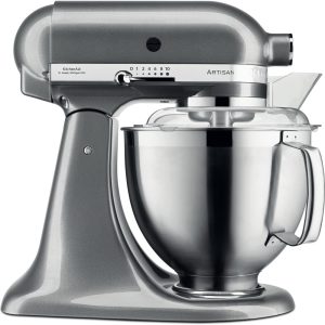 MIXER TILT-HEAD 4.8L - ARTISAN PREMIUM 5KSM185PSBMS MEDALLION SILVER KITCHENAID