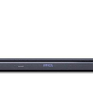 SHARP HT-SBW800 5.1.2 Soundbar, 570W Dolby Atmos Soundbar with Subwoofer for TV with Wireless Bluetooth, Surround Sound, 4K Pass-Through, Aux, HDMI ARC /CEC & USB Playback, Table Top Sound Bar -Black
