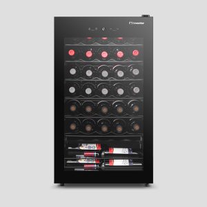 INVENTOR SK-34BD 34 BOTTLES - BLACK WINE REFRIGERATOR - 93L
