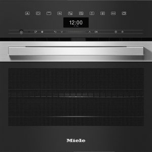 MIELE H 7440 BM Εντοιχιζόμενος Φούρνος Μικροκυμάτων με Grill 43lt Μαύρο