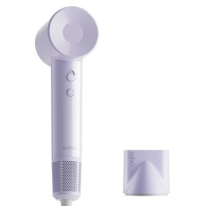 LAIFEN SE Lite - 100,000 RPM - High-Speed Hair Dryer - Negative Ionic Blow - Glossy Purple