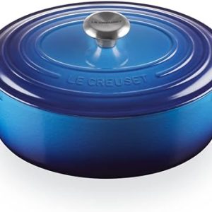 Le Creuset-Azure Cast Iron Oval Casserole 29cm/4.7L