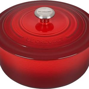Le Creuset-Cerise Cast Iron Round Casserole 28cm/6.7L