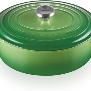 Le Creuset-Bamboo Green Cast Iron Oval Casserole 29cm/4.7L