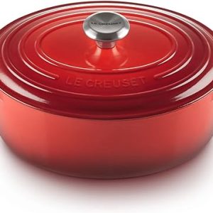 Le Creuset-Cerise Cast Iron Oval Casserole 29cm/4.7L
