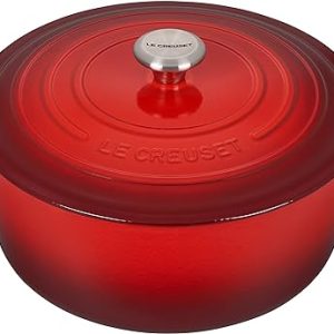 Le Creuset-Cerise Cast Iron Round Casserole 30cm/8.1L