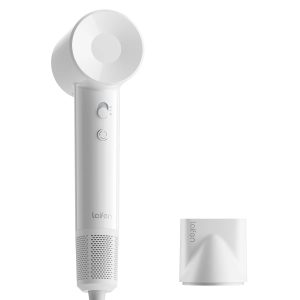 LAIFEN SE Lite - 100,000 RPM - High-Speed Hair Dryer - Negative Ionic Blow - Glossy White