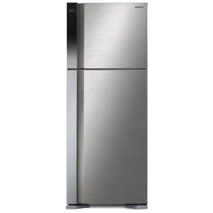 HITACHI Top Mount Double Door Refrigerator RV541PRU0, 450L, Inverter Dual Fan Cooling - Brilliant Silver