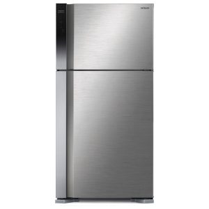 HITACHI Top Mount Double Door Refrigerator RV611PRU0, 510L, Inverter Dual Fan Cooling - Brilliant Silver