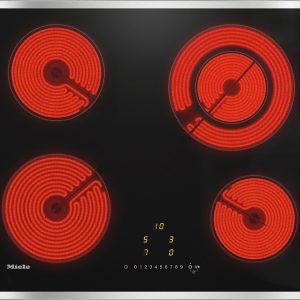 MIELE KM6520FR Electric hob with onset controls with 4 cooking zones