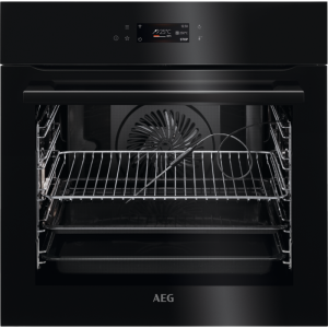 AEG ΦΟΥΡΝΟΣ 8000 ASSISTEDCOOKING ΜΕ ΠΥΡΟΛΥΤΙΚΟ ΚΑΘΑΡΙΣΜΟ - BLACK